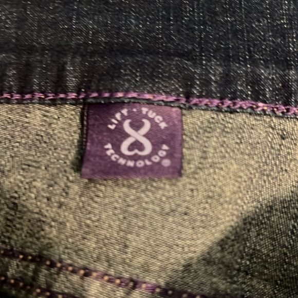 NYDJ Dark Wash High Rise Straight Leg Jeans Size 12 NWT‎ - Picture 11 of 13